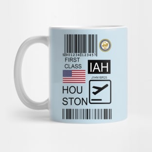 Houston United States travel ticket Mug